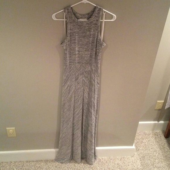 LOFT Gray Long Maxi Dress XS - Picture 1 of 3